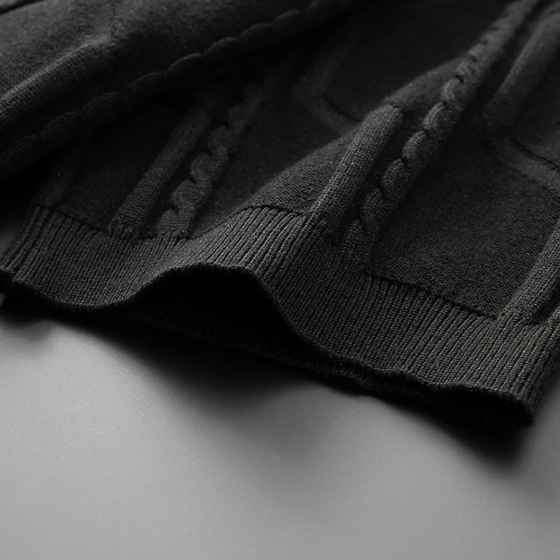 Adam™ | Stilren och luftig Jacquard Pikétröja
