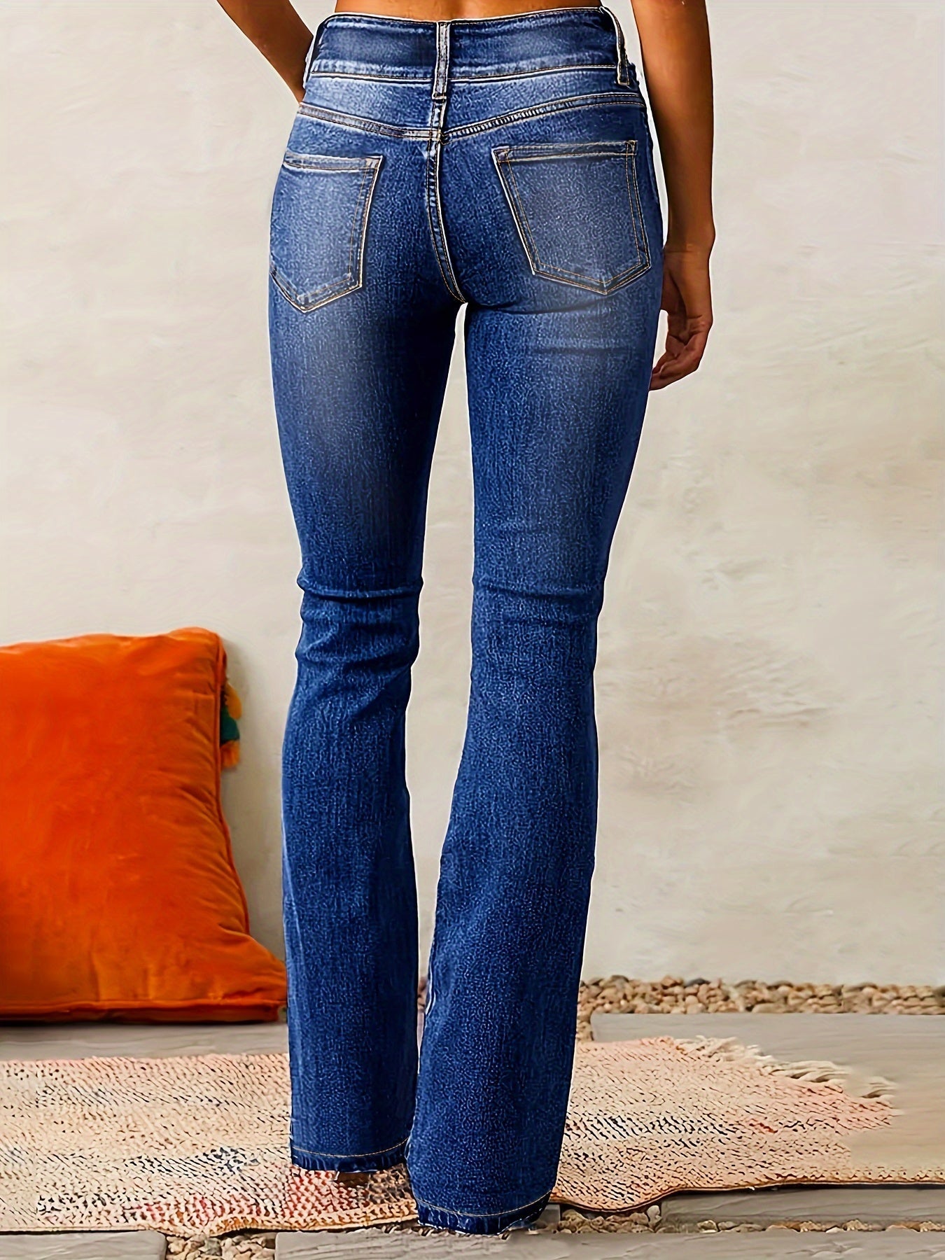 Hedda™ | Höga Midjejeans med Flared Passform