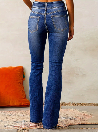 Hedda™ | Höga Midjejeans med Flared Passform